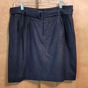 Banana Republic Gray Wool Skirt